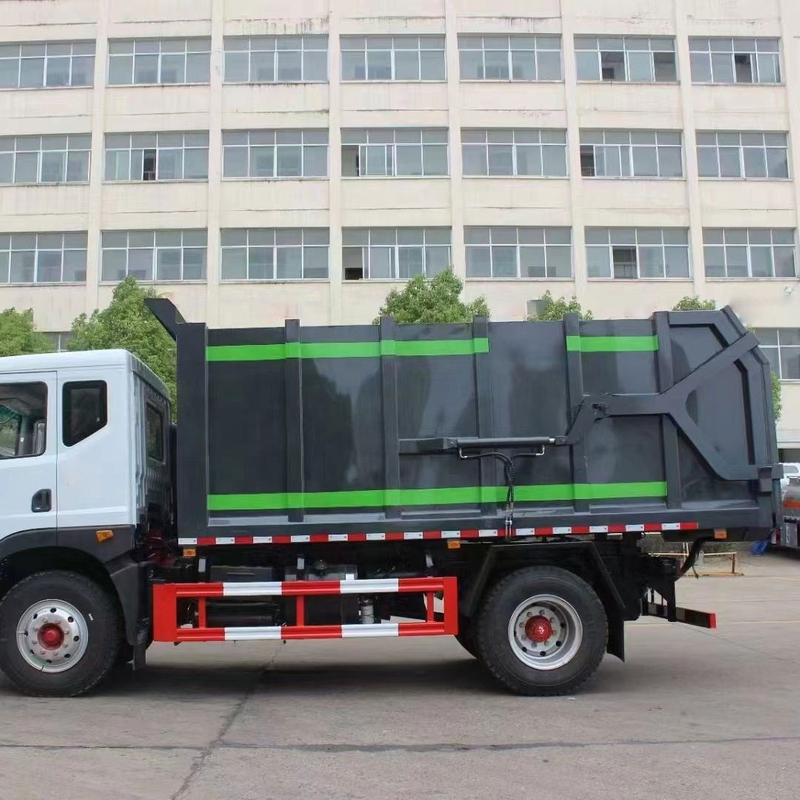 Dump Garbage Side Hang Up Type Truck Factory Manufacturing